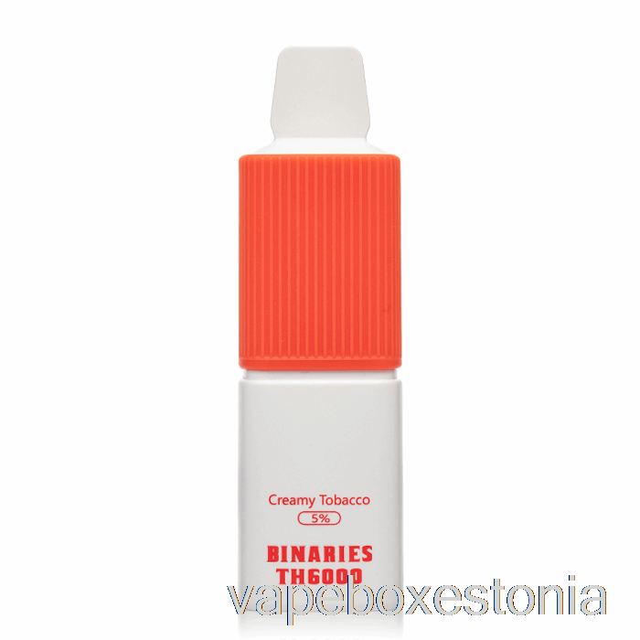 Vape Box Estonia Horizon Binaries Th6000 ühekordne Kreemjas Tubakas